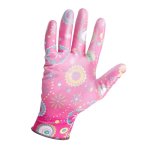LAHTI PRO zahradní rukavice PU růžové